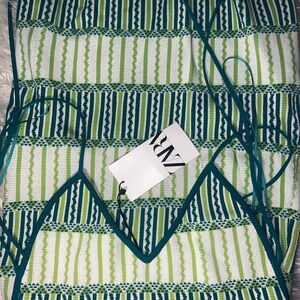Zara Green strappy sexy mini dress Small